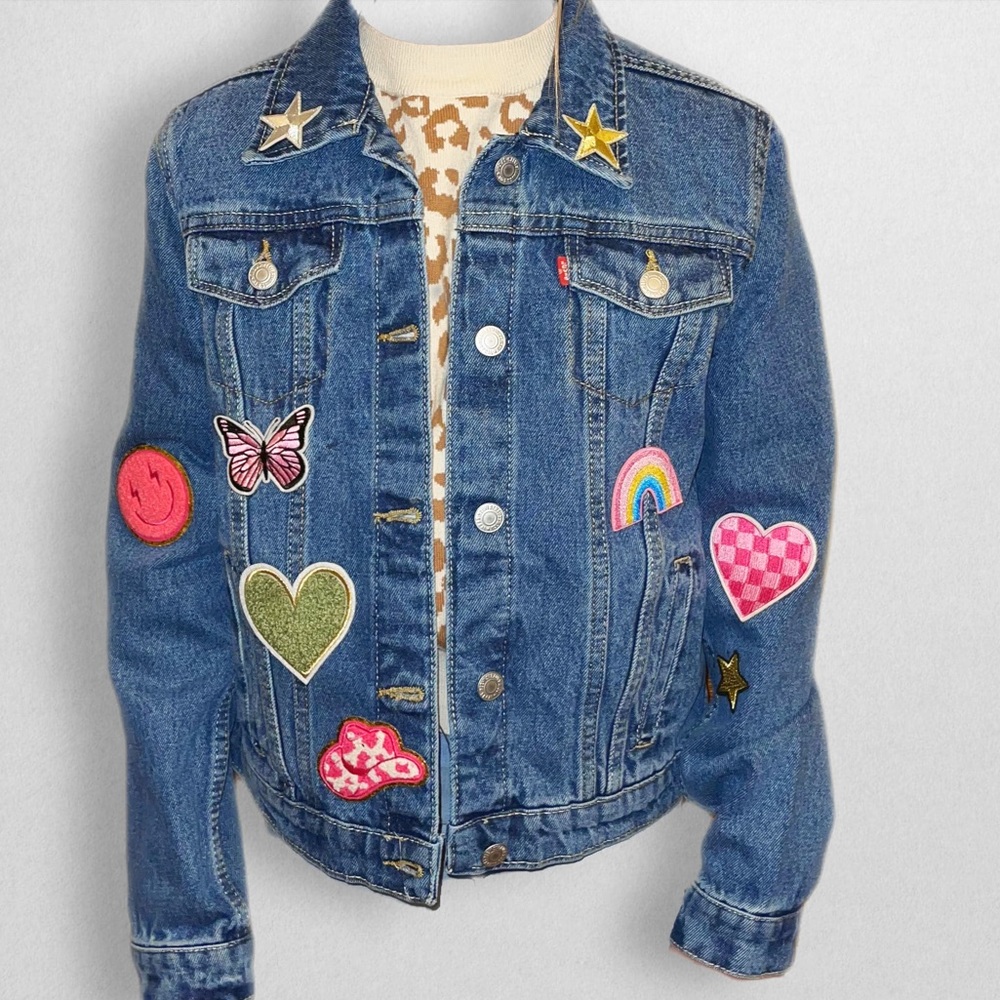Custom Patch Jean Jacket